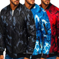 Camo Diamond Quilted Bomber Jacket por atacado personalizado